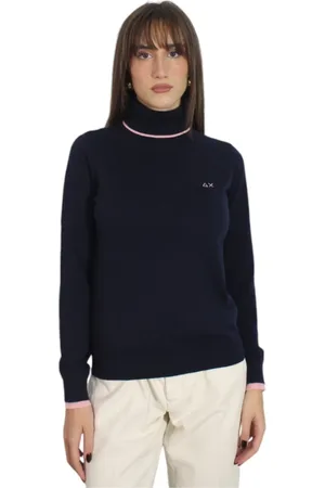 sun68 Mujer, Jerseys, Azul, Talla: L