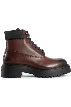 Prada Hombre, Zapatos, Marrón, Talla: 44 EU