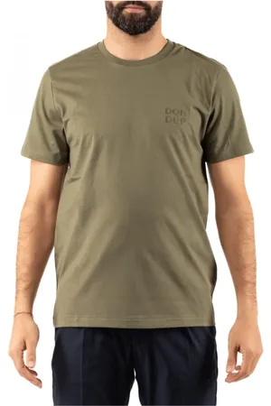 Dondup Hombre, Camisetas, Verde, Talla: XL