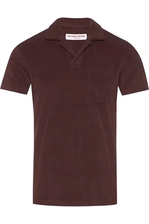 Orlebar Brown Hombre, Camisetas, Rojo, Talla: L