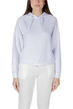 Armani Exchange Mujer, Sudaderas, Blanco, Talla: S