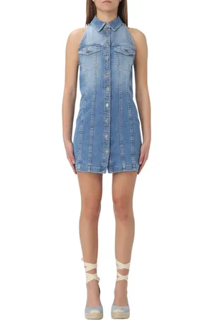 Dondup Mujer, Vestidos, Azul, Talla: M