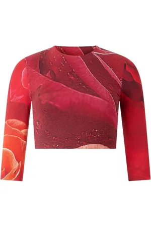 Roberto Cavalli Mujer, Camisetas, Rojo, Talla: S