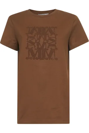 Max Mara Mujer, Camisetas, Marrón, Talla: S