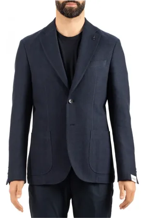 PAOLONI Hombre, Chaquetas, Azul, Talla: XL