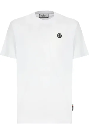 Philipp Plein Hombre, Camisetas, Blanco, Talla: S