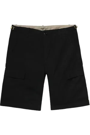 Carhartt Hombre, Pantalones cortos, Negro, Talla: W30