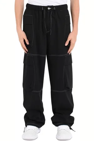 BONSAI Hombre, Pantalones, Negro, Talla: S
