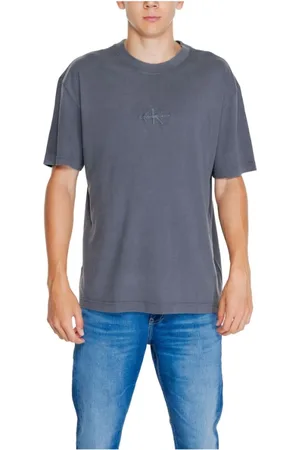 Calvin Klein Hombre, Camisetas, Gris, Talla: S