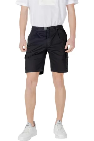HUGO BOSS Hombre, Pantalones cortos, Negro, Talla: W30