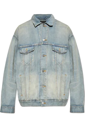 Balenciaga Hombre, Chaquetas, Azul, Talla: S