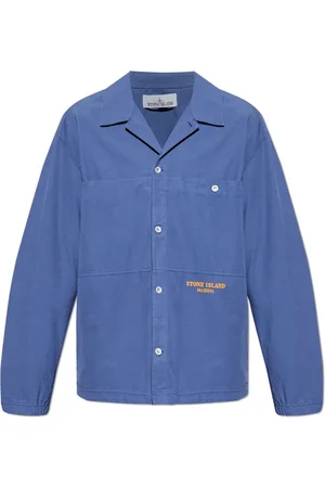 Stone Island Hombre, Camisas, Azul, Talla: M