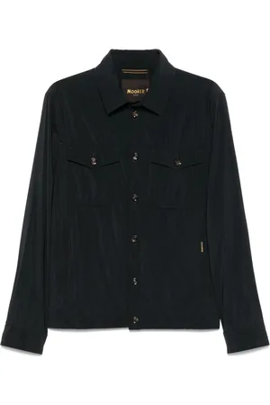 MOORER Hombre, Chaquetas, Azul, Talla: XL