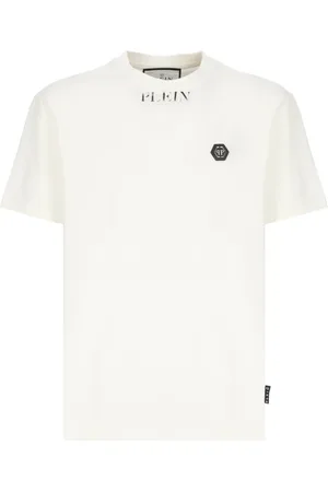 Philipp Plein Hombre, Camisetas, Blanco, Talla: L