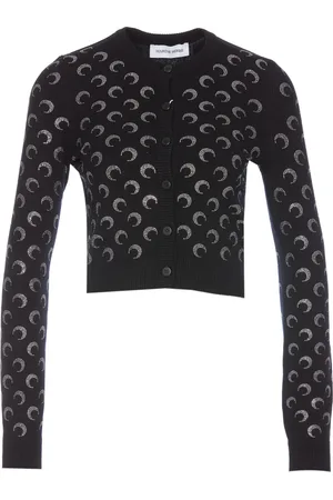 Marine Serre Mujer, Jerseys, Negro, Talla: S