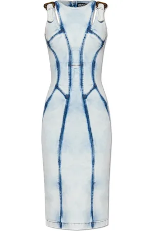 VERSACE Mujer, Vestidos, Azul, Talla: 2XS