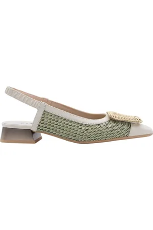 Hispanitas Mujer, Zapatos, Verde, Talla: 40 EU
