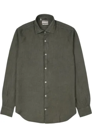BROOKSFIELD Hombre, Camisas, Verde, Talla: L