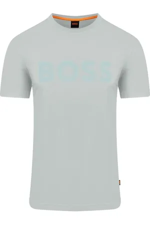 HUGO BOSS Hombre, Camisetas, Azul, Talla: S