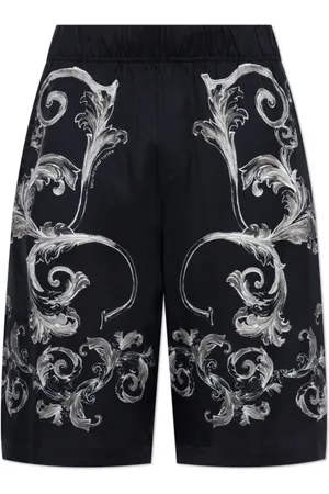 VERSACE Hombre, Pantalones cortos, Negro, Talla: S