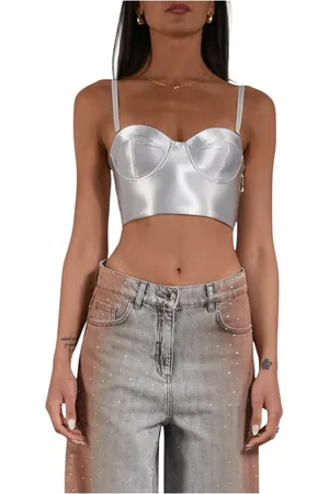 Patrizia Pepe Mujer, Camisetas, Gris, Talla: XS