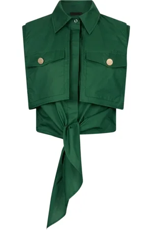 Liu Jo Mujer, Blusas y Camisas, Verde, Talla: 2XS