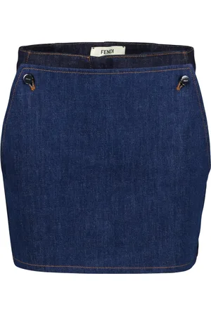 Fendi Mujer, Pantalones cortos, Azul, Talla: S