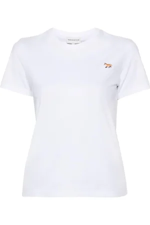 Maison Kitsuné Mujer, Camisetas, Blanco, Talla: L