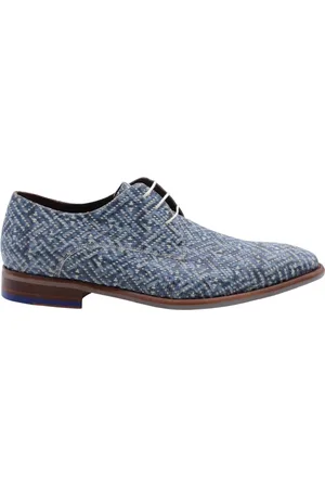 Floris van Bommel Hombre, Zapatos, Azul, Talla: 43 EU