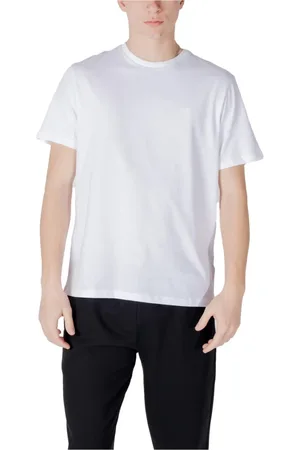 Calvin Klein Hombre, Camisetas, Blanco, Talla: XL