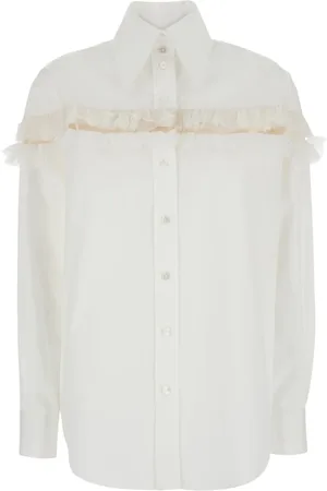 Alexander McQueen Mujer, Blusas y Camisas, Blanco, Talla: 2XS