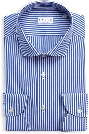 Xacus Hombre, Camisas, Azul, Talla: 2XL