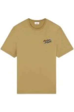 Maison Kitsuné Hombre, Camisetas, Amarillo, Talla: L