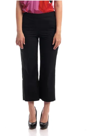 Manila Grace Mujer, Pantalones, Negro, Talla: S