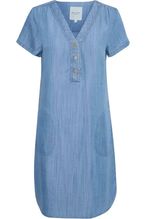 Part Two Mujer, Vestidos, Azul, Talla: 2XL