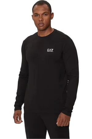 EA7 Hombre, Camisetas, Negro, Talla: S