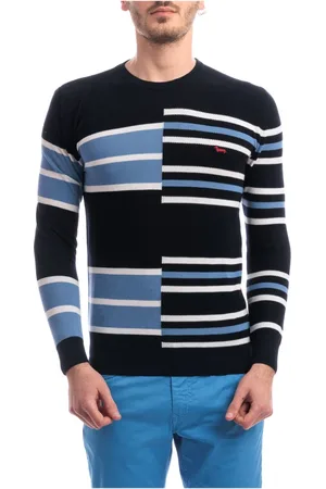 HARMONT&BLAINE Hombre, Jerseys, Azul, Talla: M
