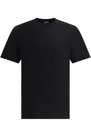 Ermenegildo Zegna Hombre, Camisetas, Negro, Talla: S
