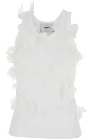 COPERNI Mujer, Camisetas, Blanco, Talla: S