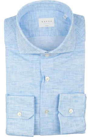 Xacus Hombre, Camisas, Azul, Talla: L