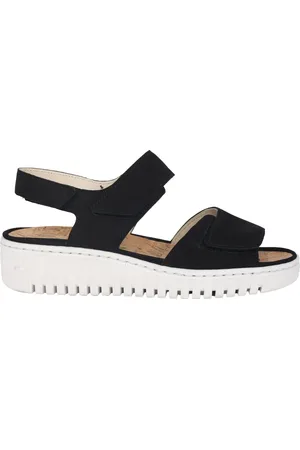 Waldläufer Mujer, Zapatos, Negro, Talla: 42 EU
