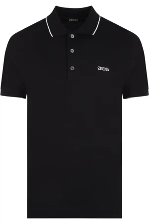 Ermenegildo Zegna Hombre, Camisetas, Negro, Talla: S