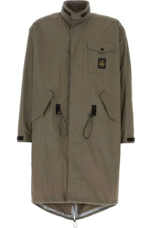 RefrigiWear Hombre, Abrigos, Marrón, Talla: L