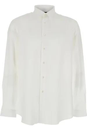 LOW BRAND Hombre, Camisas, Blanco, Talla: L
