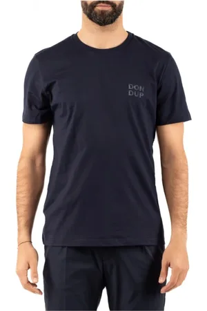 Dondup Hombre, Camisetas, Azul, Talla: L