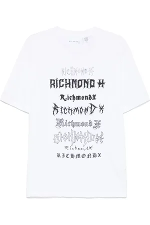 John Richmond Hombre, Camisetas, Blanco, Talla: L