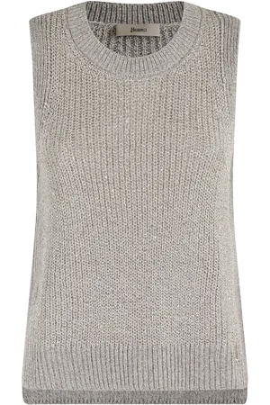 HERNO Mujer, Camisetas, Gris, Talla: S