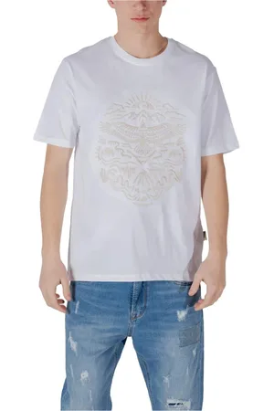 GIANNI LUPO Hombre, Camisetas, Blanco, Talla: S