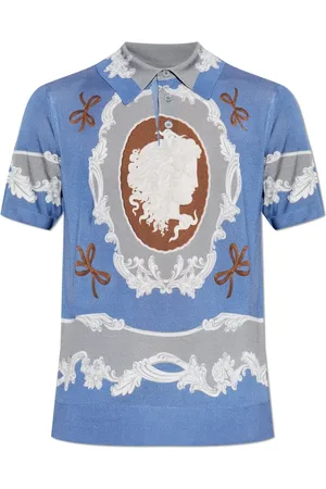 VERSACE Hombre, Camisetas, Azul, Talla: M