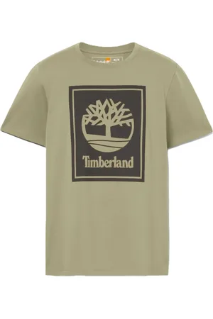 Timberland Hombre, Camisetas, Verde, Talla: L